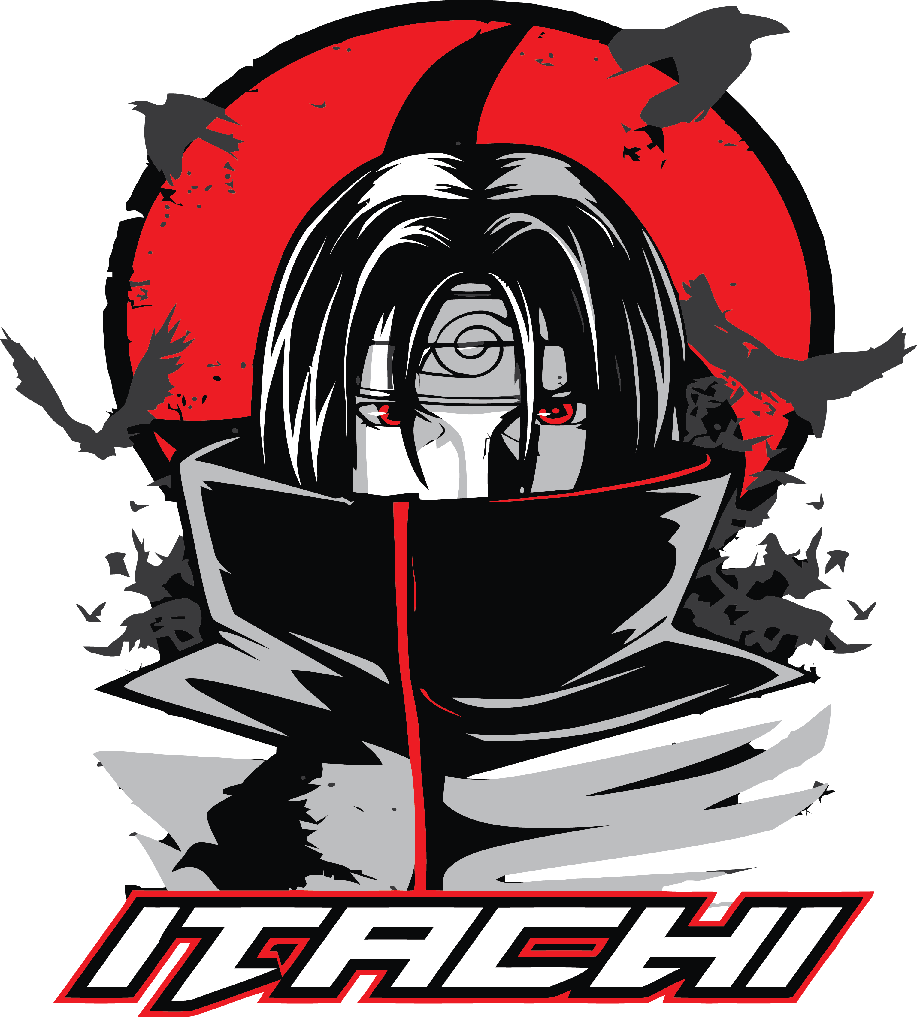 Download Naruto Symbol Itachi Logo Wallpaper | Wallpapers.com